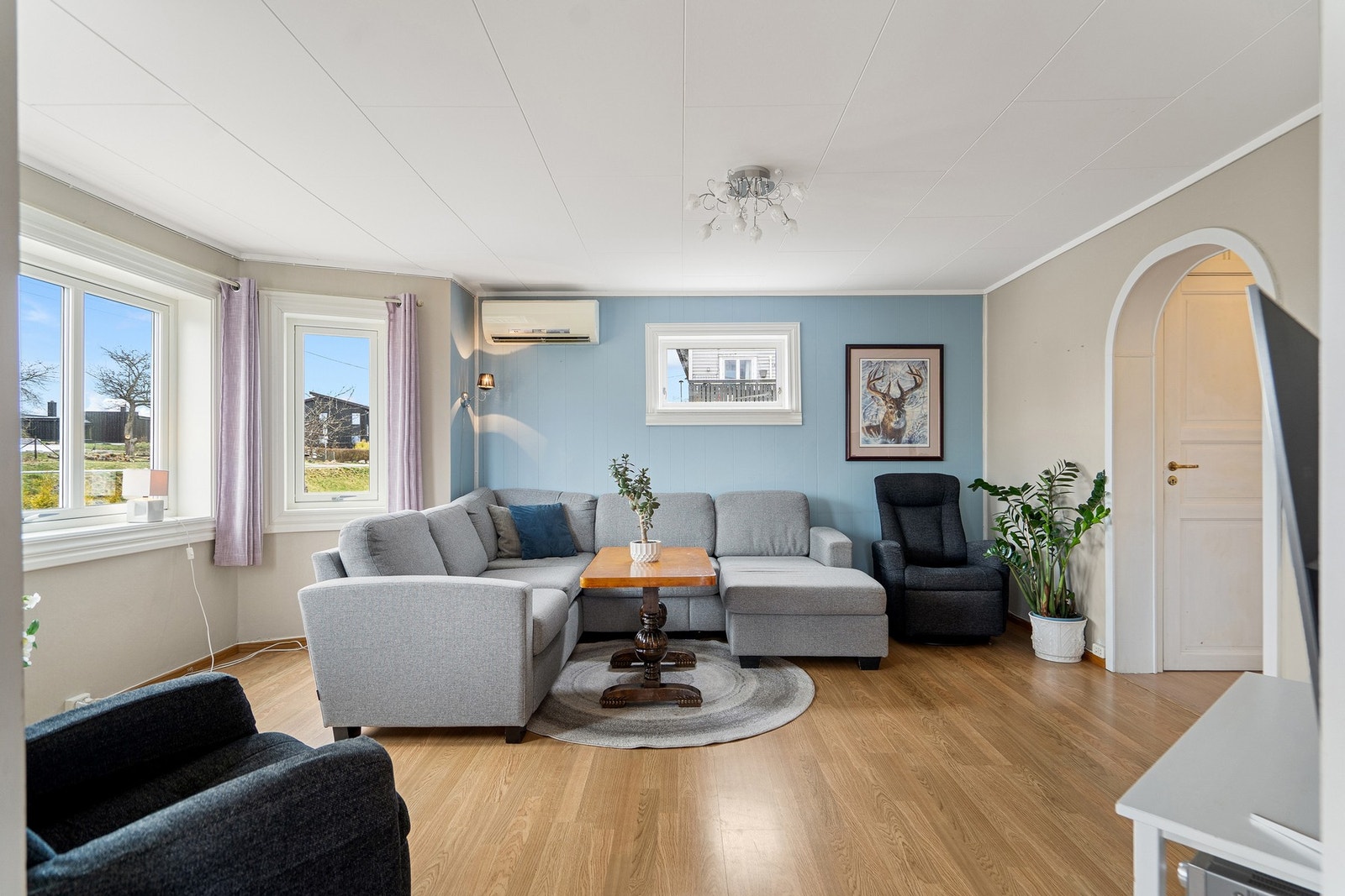Romslig stue Galleribilde