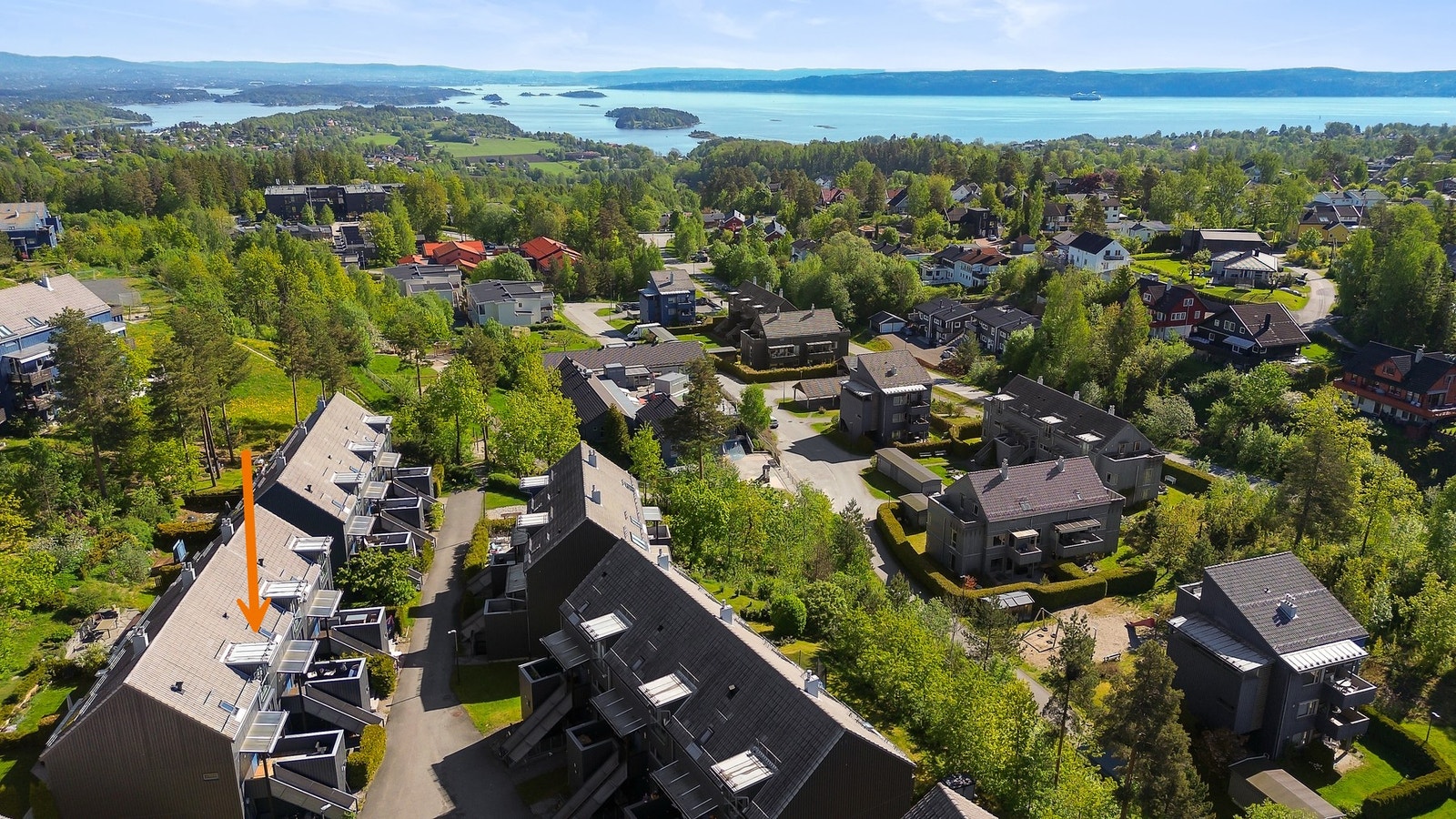 Bilfritt område, stille og fredelig Galleribilde