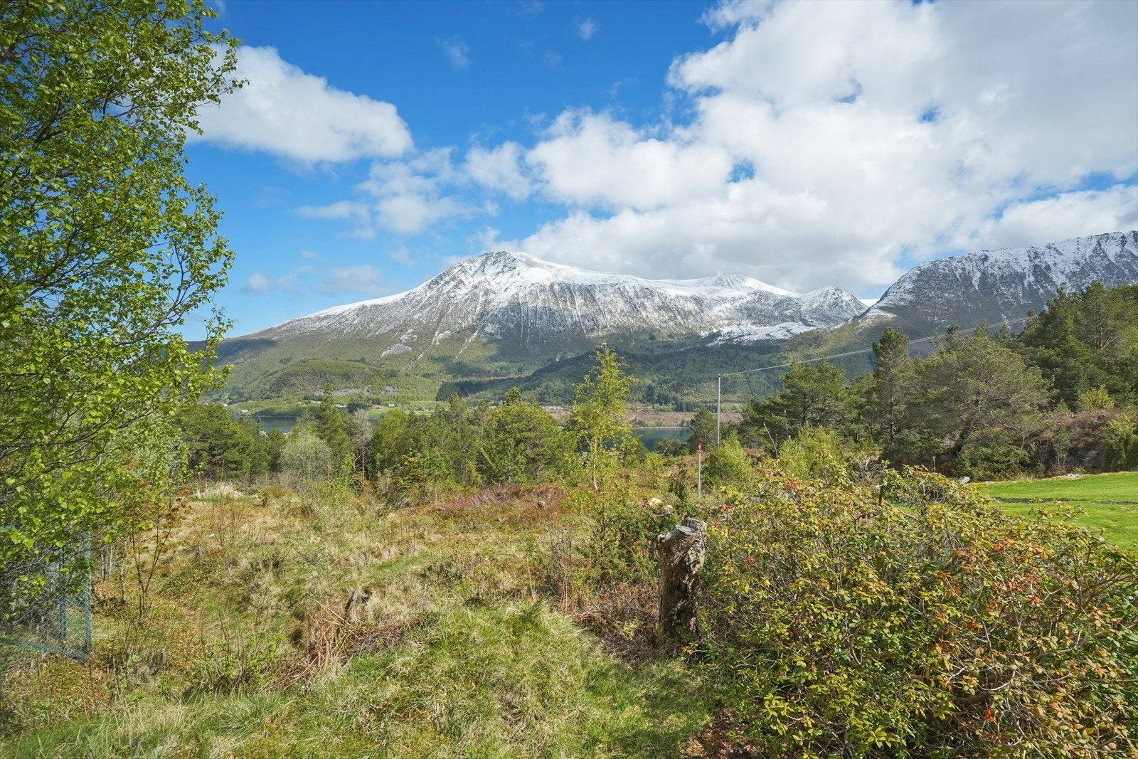 Eiendommen ligger i et lett kupert terreng, med skog og natur som nærmeste nabo og nydelig utsikt! Galleribilde