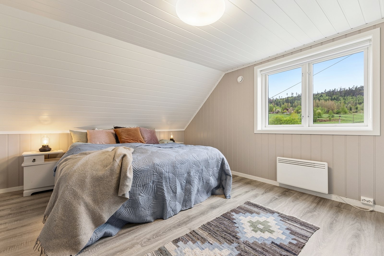 Det tredje soverommet har også plass til dobbeltseng og møblering etter ønske. Galleribilde