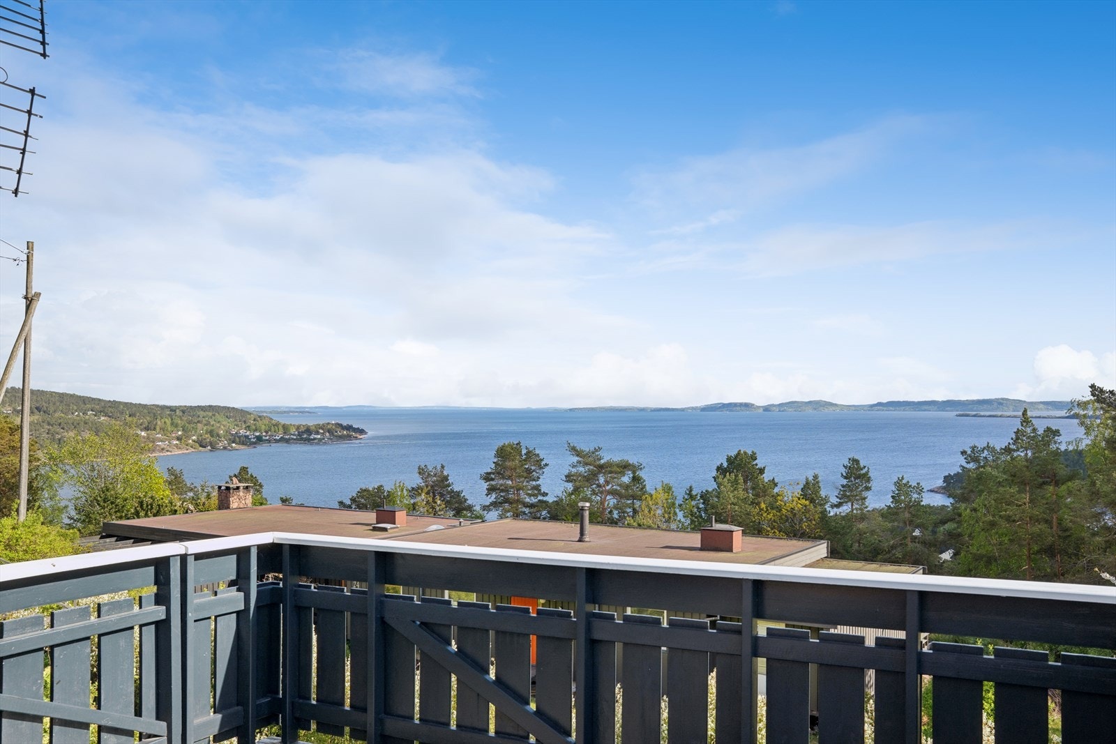 Utsikt fra veranda. Galleribilde