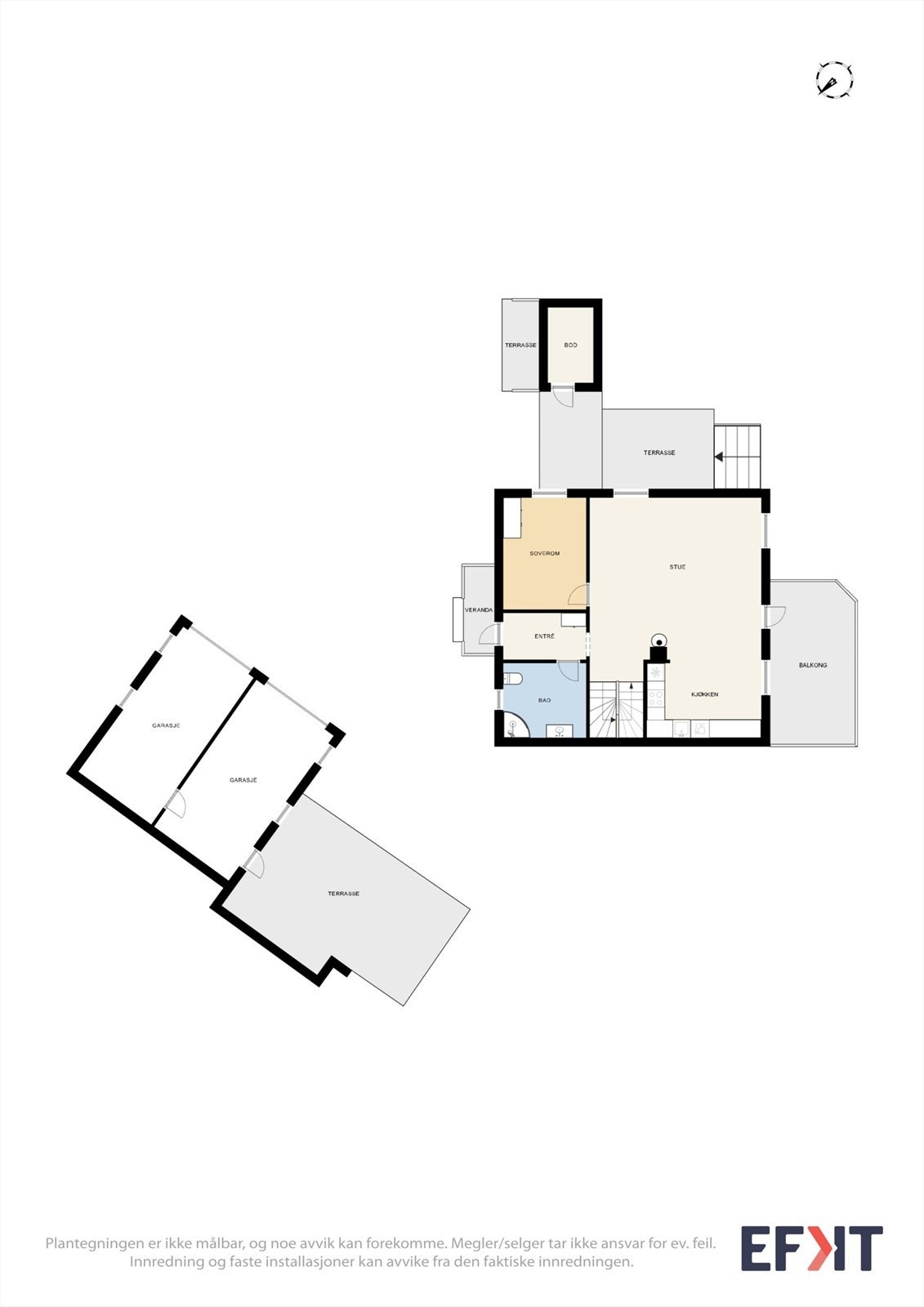 Plantegning - Første etasje. Galleribilde