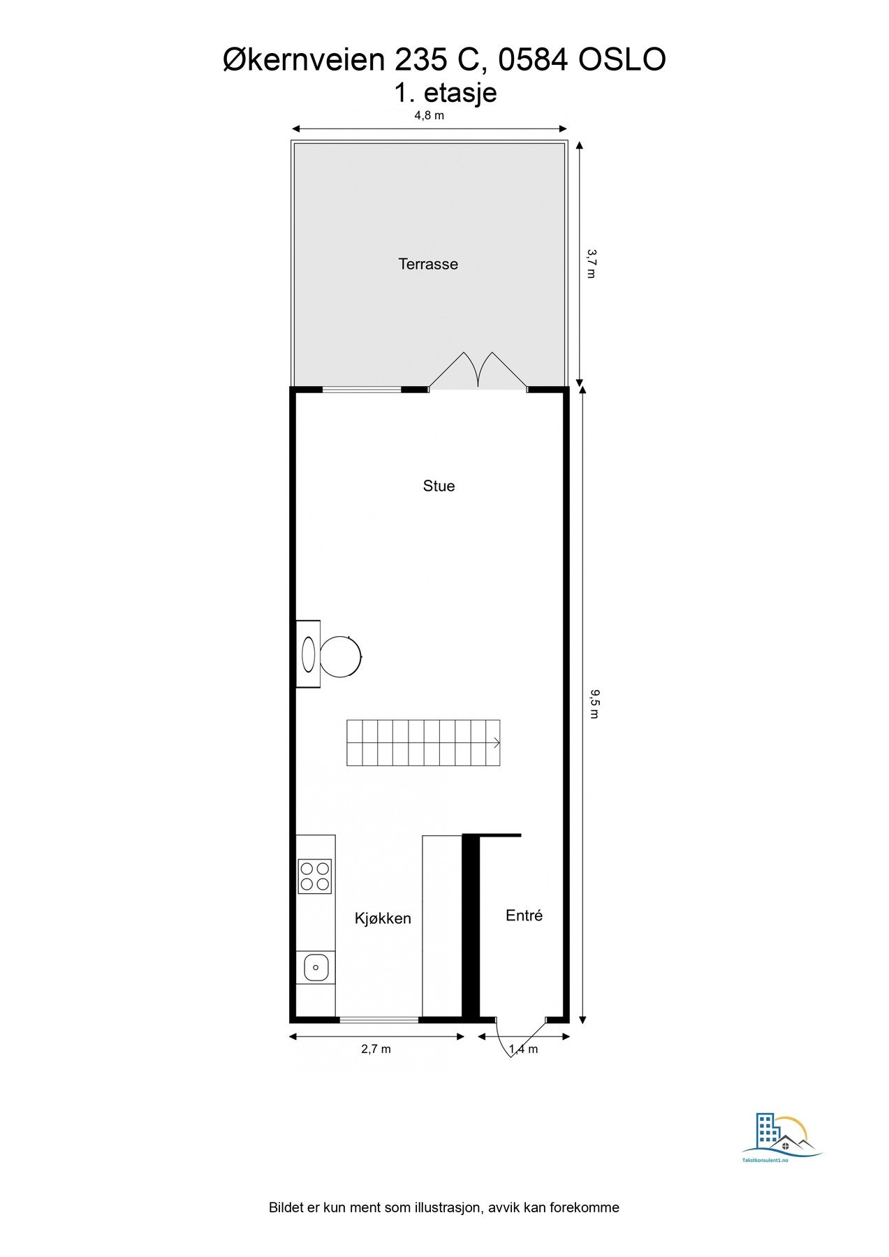 - Plantegning 1.etasje - Galleribilde