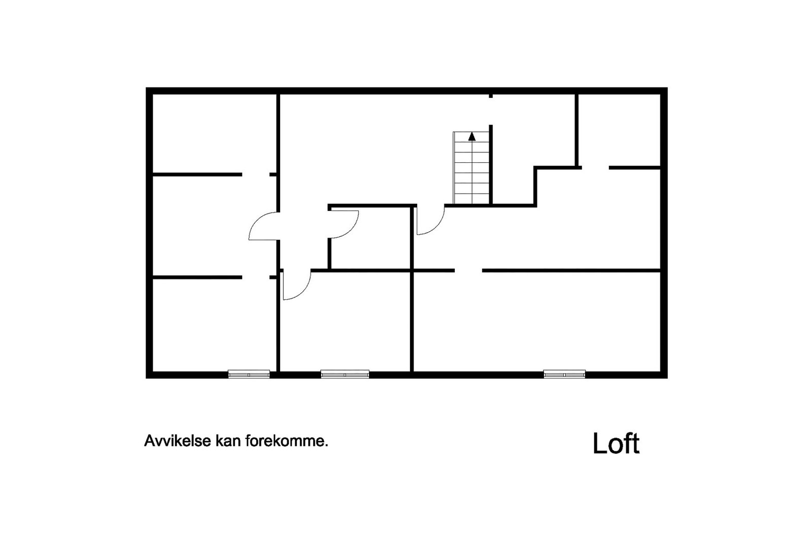 Plantegning, loft Galleribilde