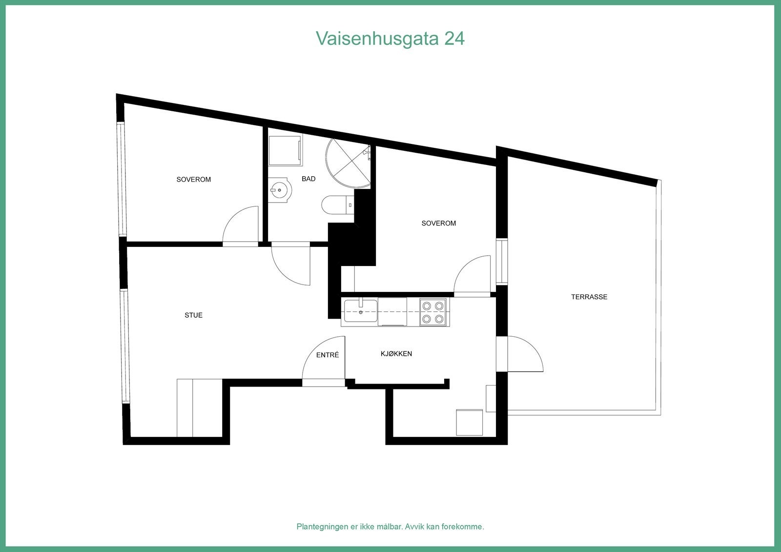 Plantegning Galleribilde