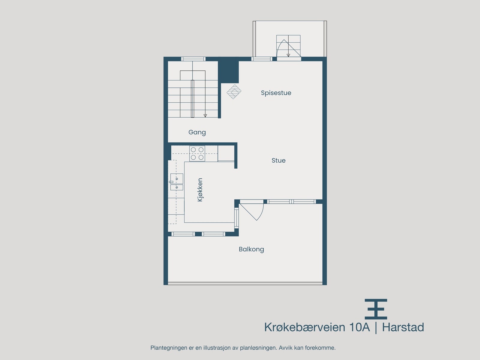 Plantegning 2. etasje Galleribilde