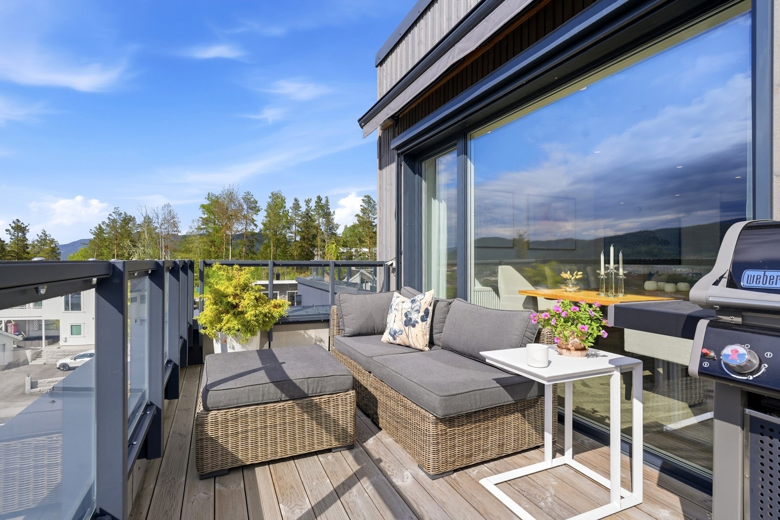 En perfekt plass for morgenkaffen. Galleribilde