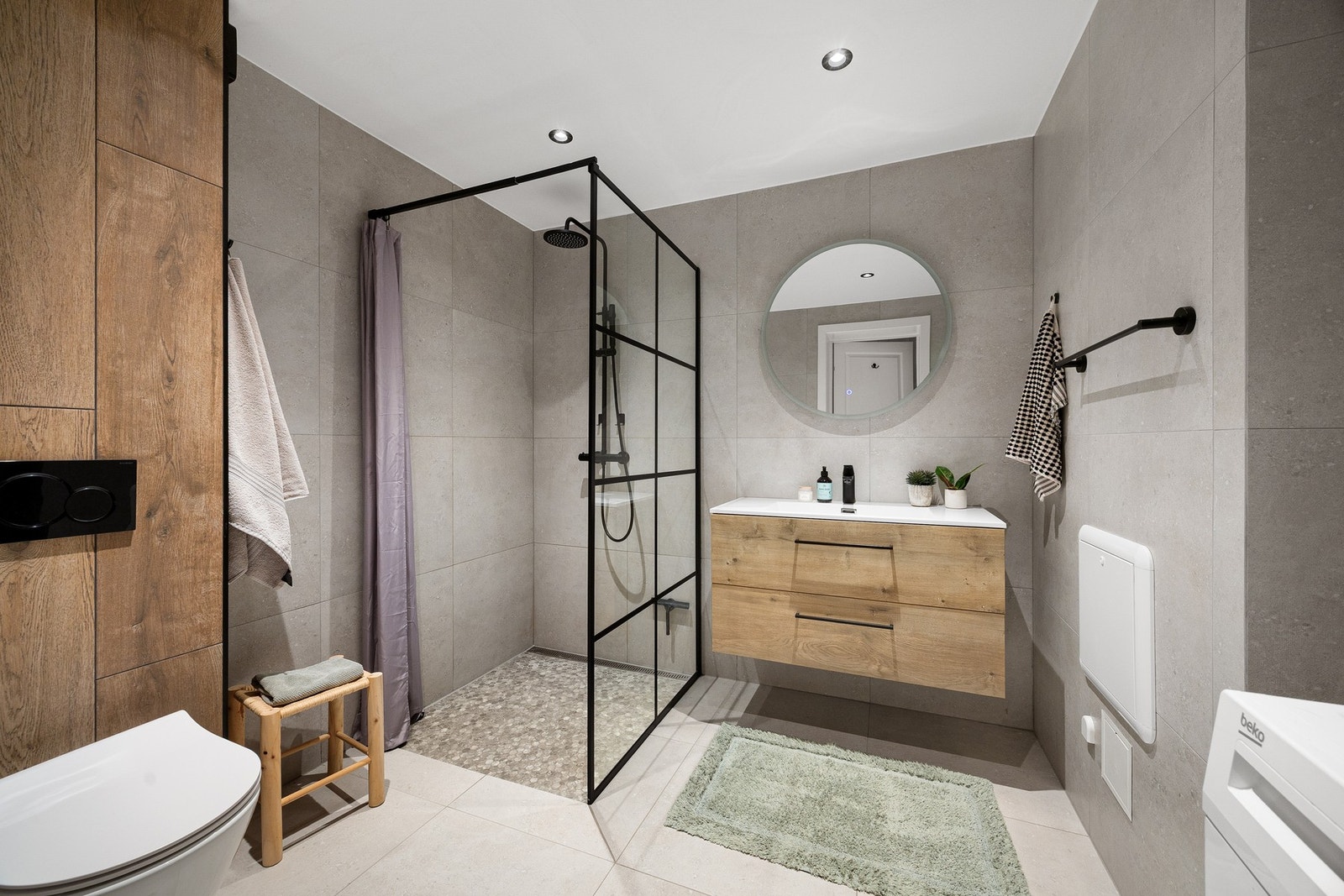 Badet ble totalrenovert av fagfolk i 2023. Galleribilde