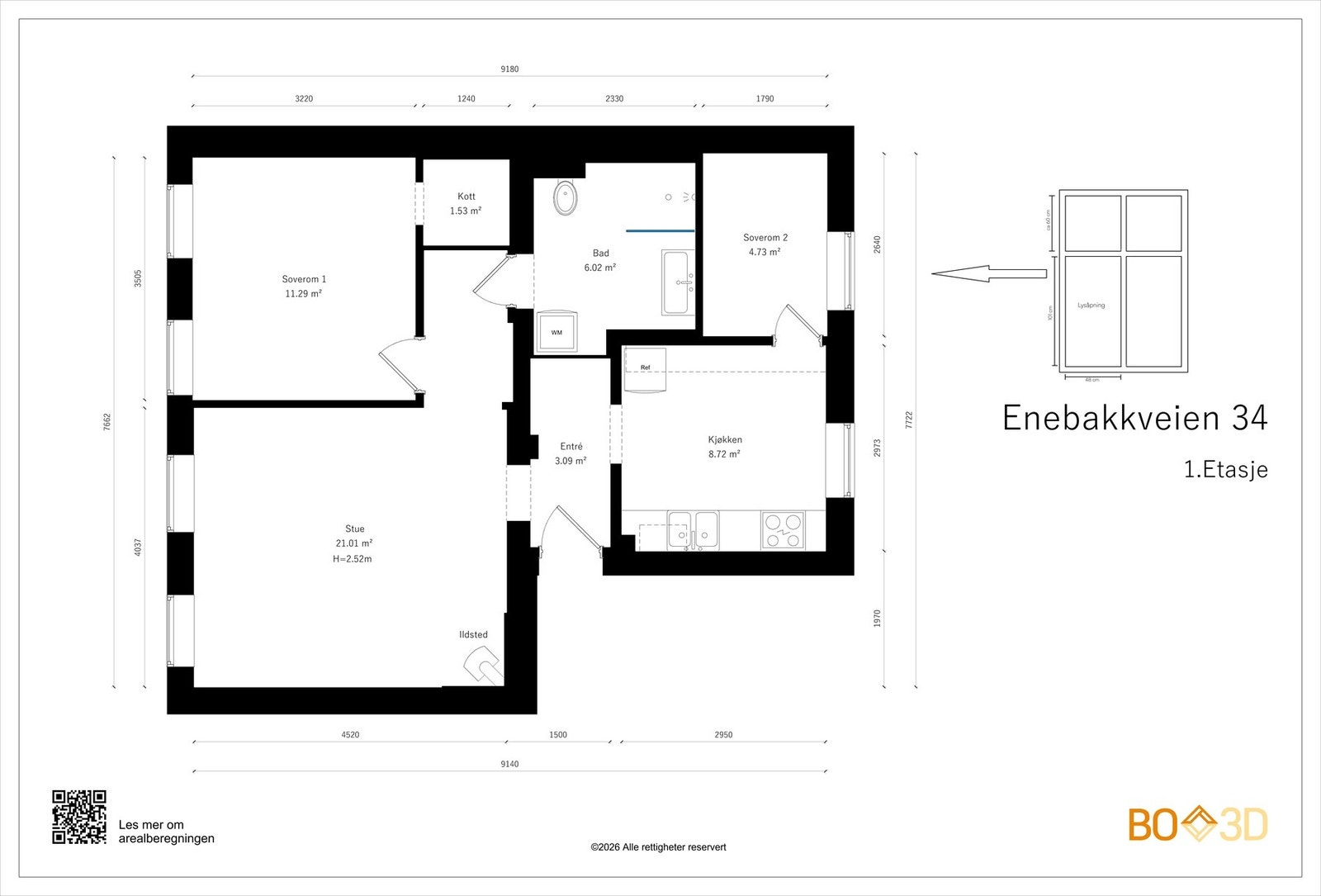 Plantegning. Galleribilde