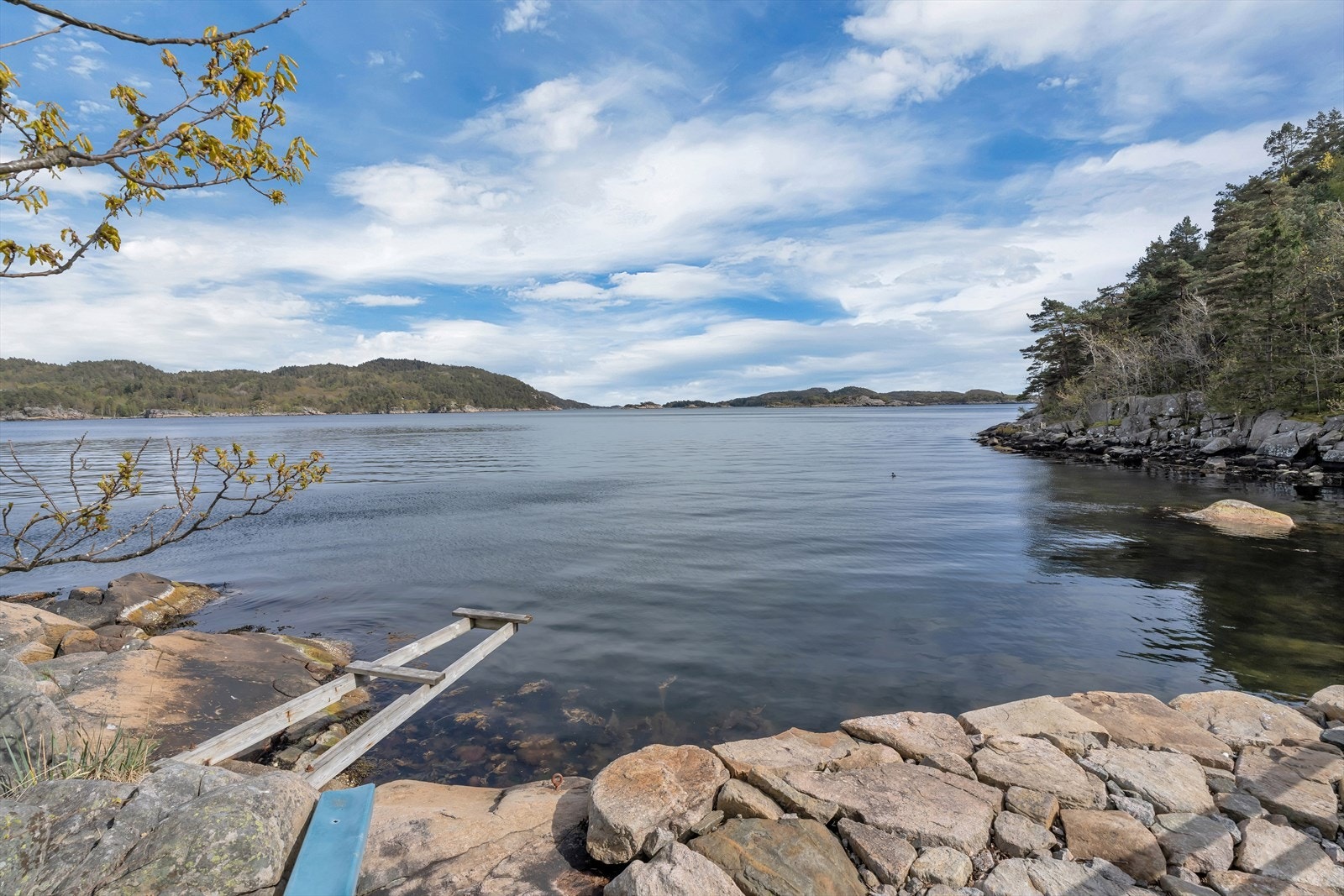 Badeleider gjør det enkelt å komme seg uti og opp av vannet. Galleribilde