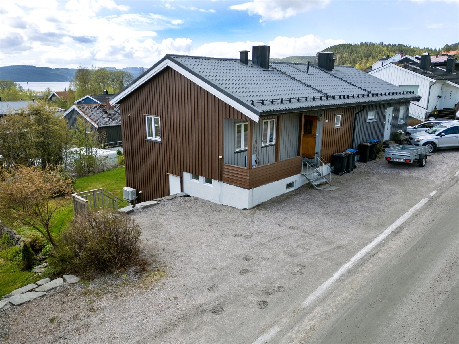 2017 - Utført tiltak på drenering ifb. med oppføring av
forstøtningsmur Galleribilde