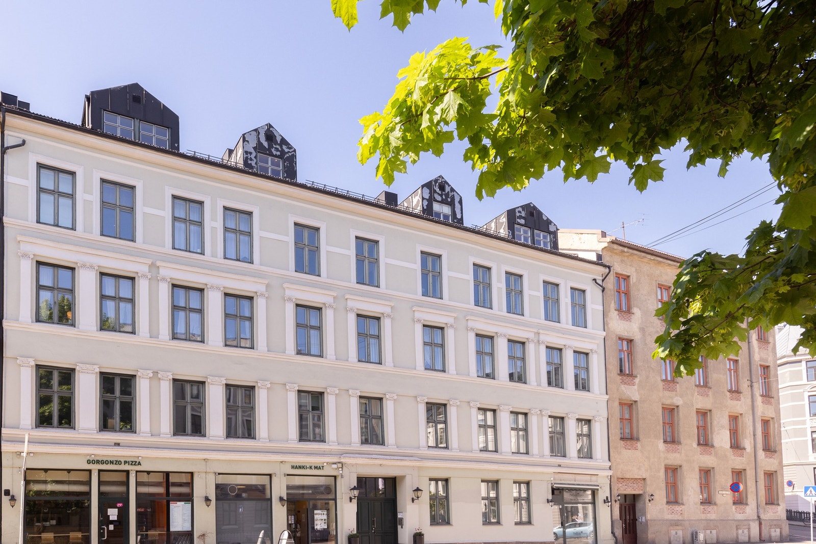 Fasade fra Waldemar Thranes gate Galleribilde