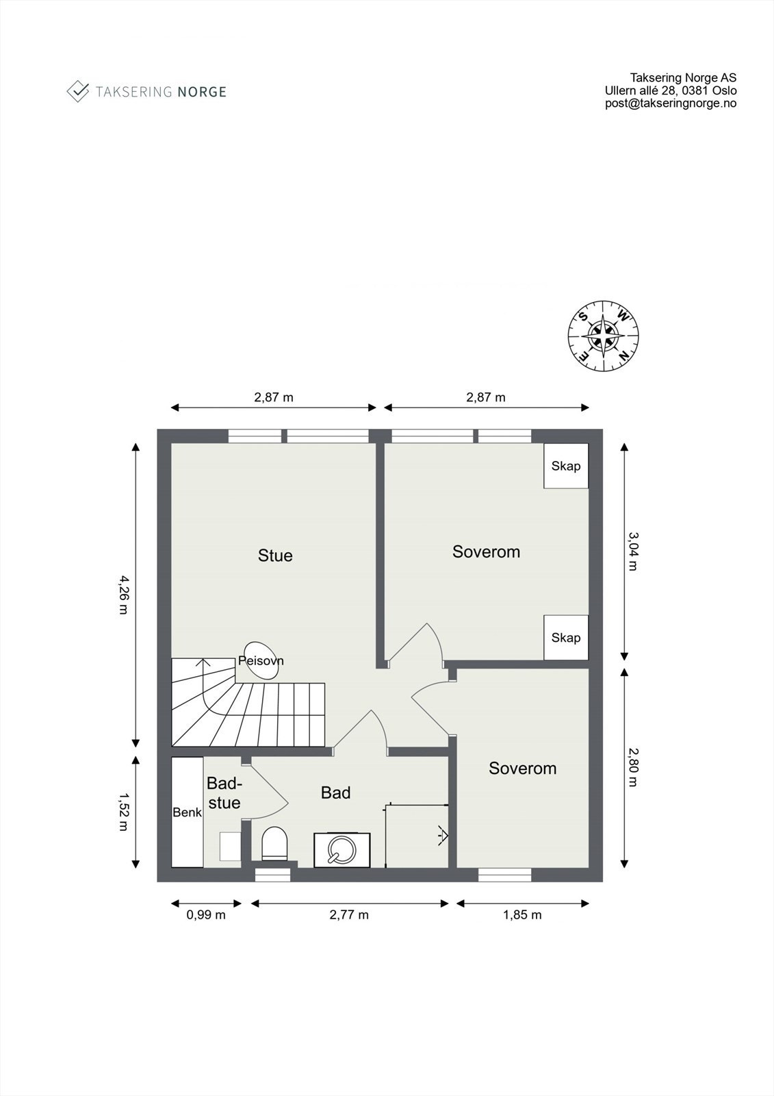 Plantegning 2. etasje Galleribilde