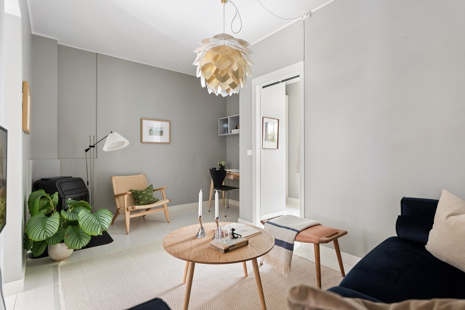 Her er det også vedpeis som varmer godt på kalde vinterkvelder. Galleribilde
