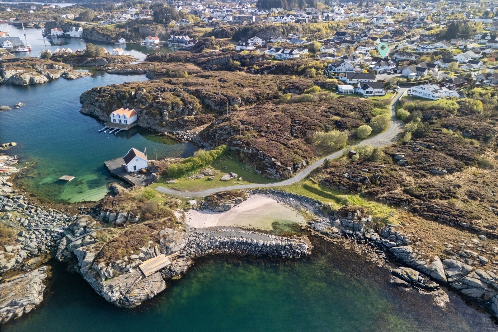 Strand like i nærheten av boligen Galleribilde