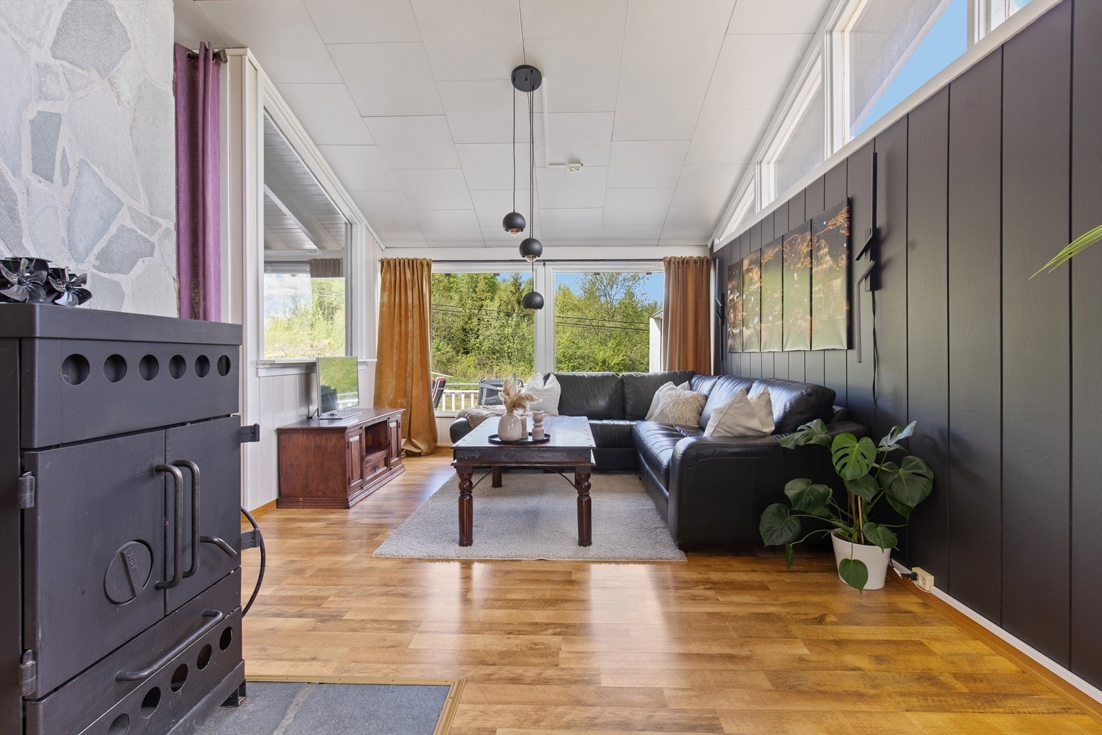 De fleste vegger ble malt i 2020. Galleribilde