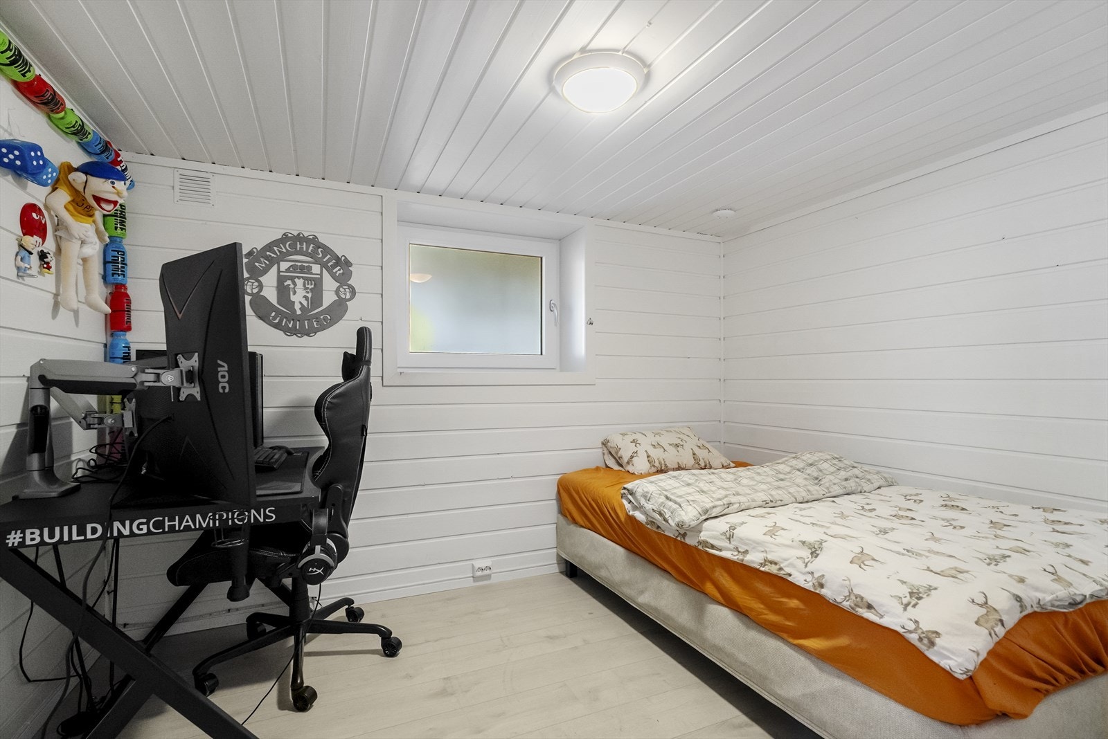 Endå eit disponibelt rom i kjellaren, også dette med varmefolie i golvet. Galleribilde