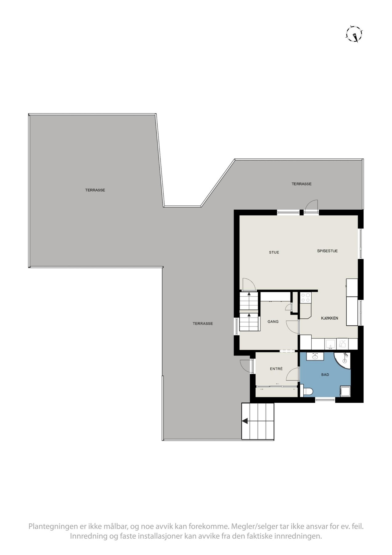 Planskisse - Hovedplan. Galleribilde