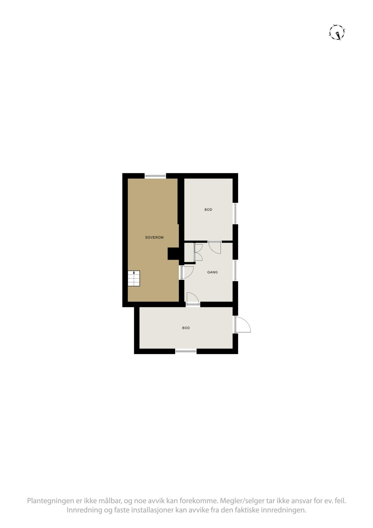 Planskisse - Kjelleretasje. Galleribilde
