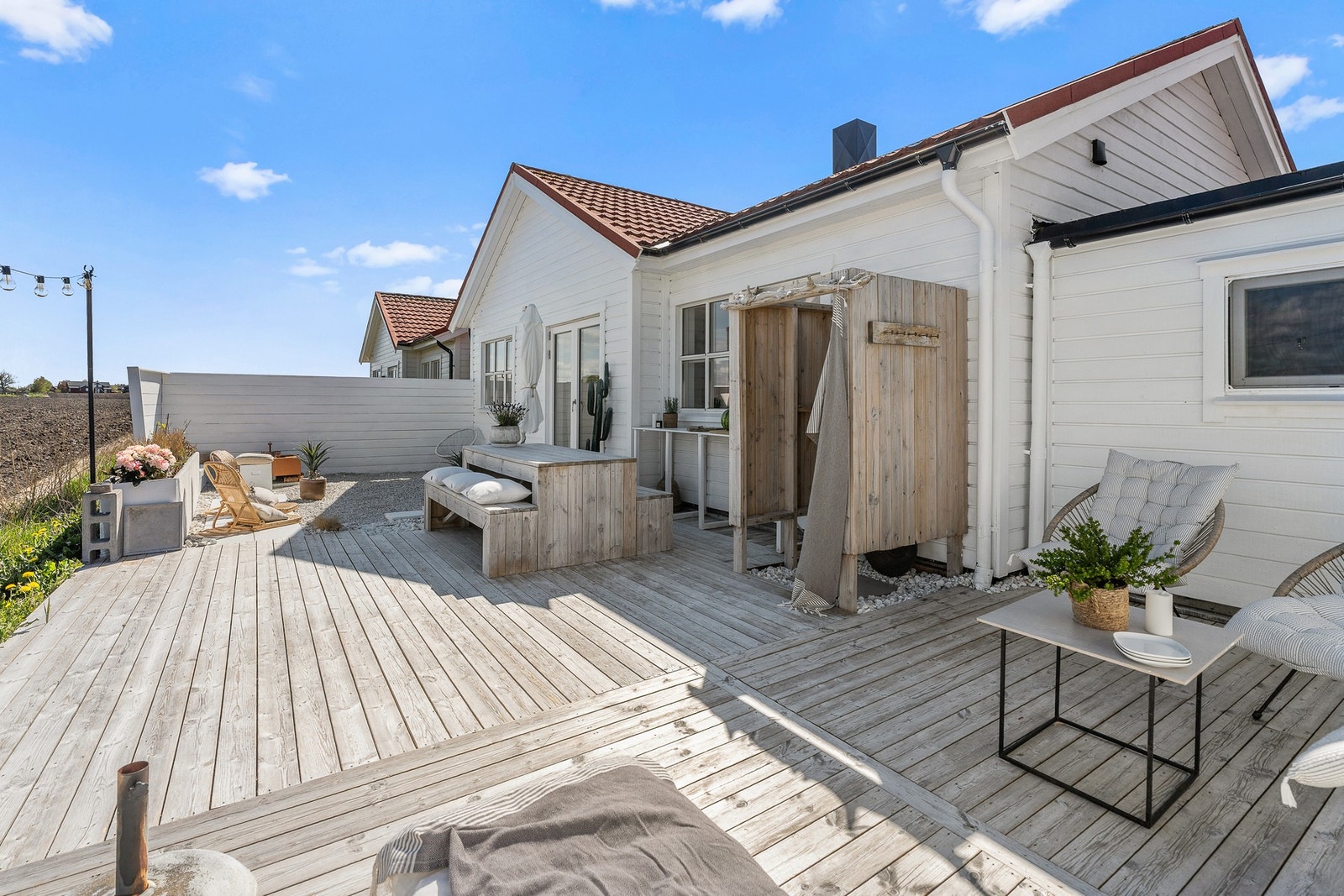 Terrassen.
Her kan man samle hele vennegjengen/familien Galleribilde