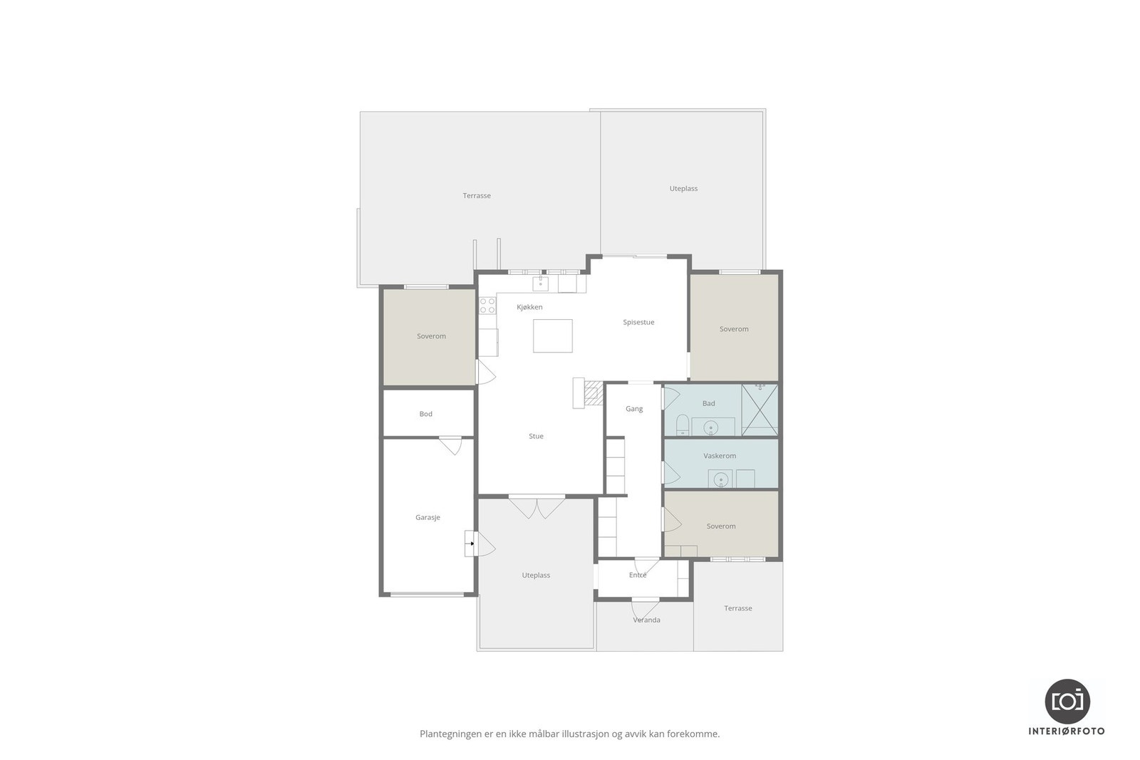 Plantegning Galleribilde