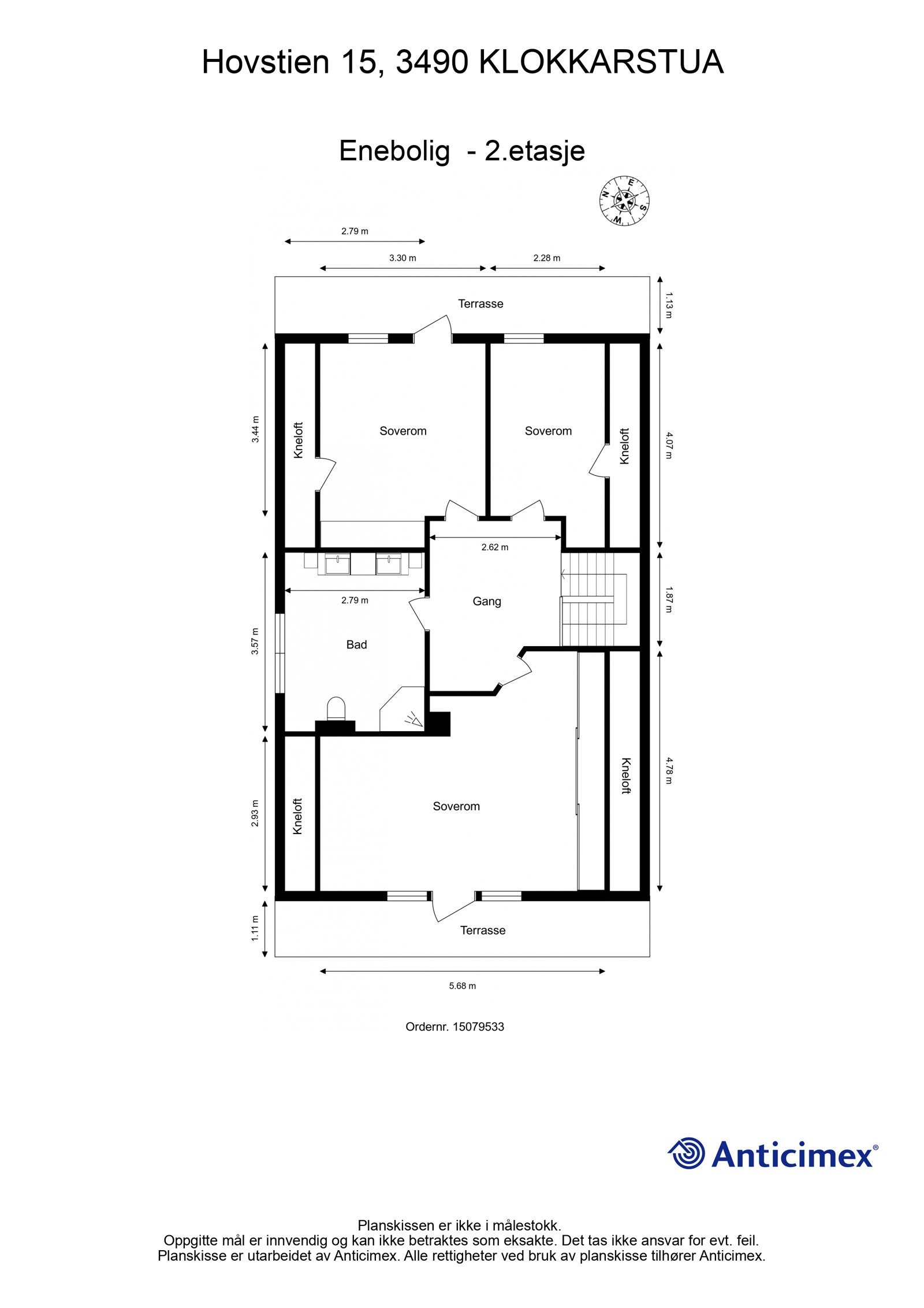 Plantegning 2.etasje. Galleribilde