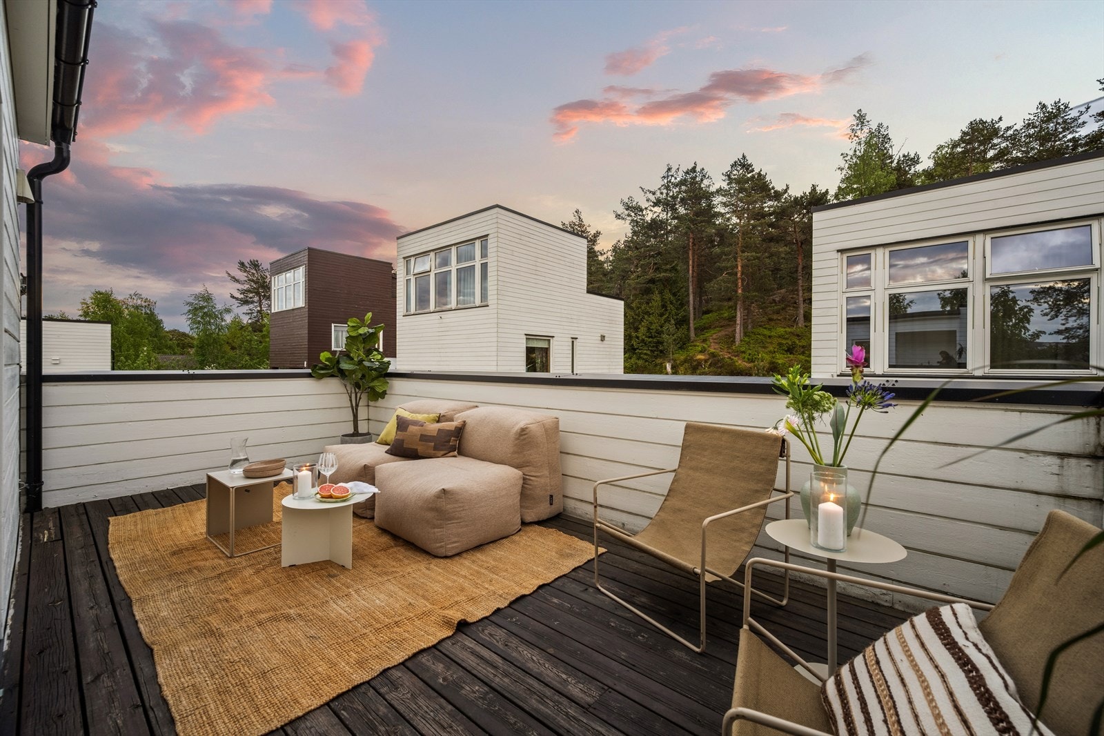 Fantastisk takterrasse på 14 m². Galleribilde