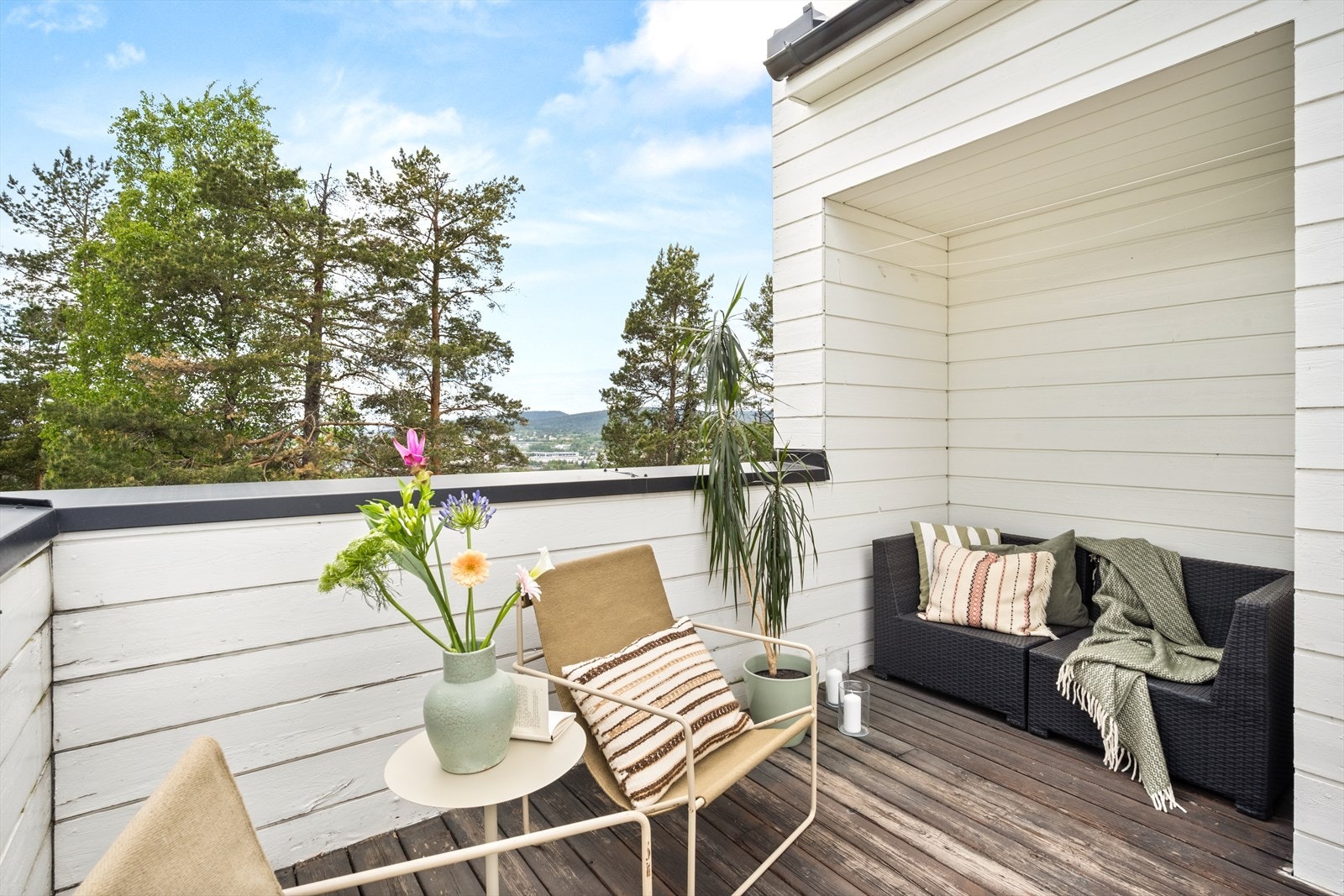 En koselig overbygd nisje er perfekt for lun hygge. Galleribilde