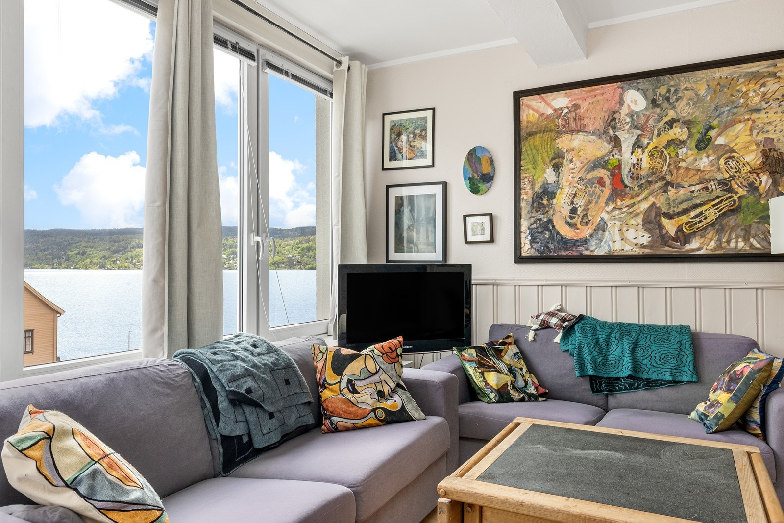 Utsikt fra stuen Galleribilde