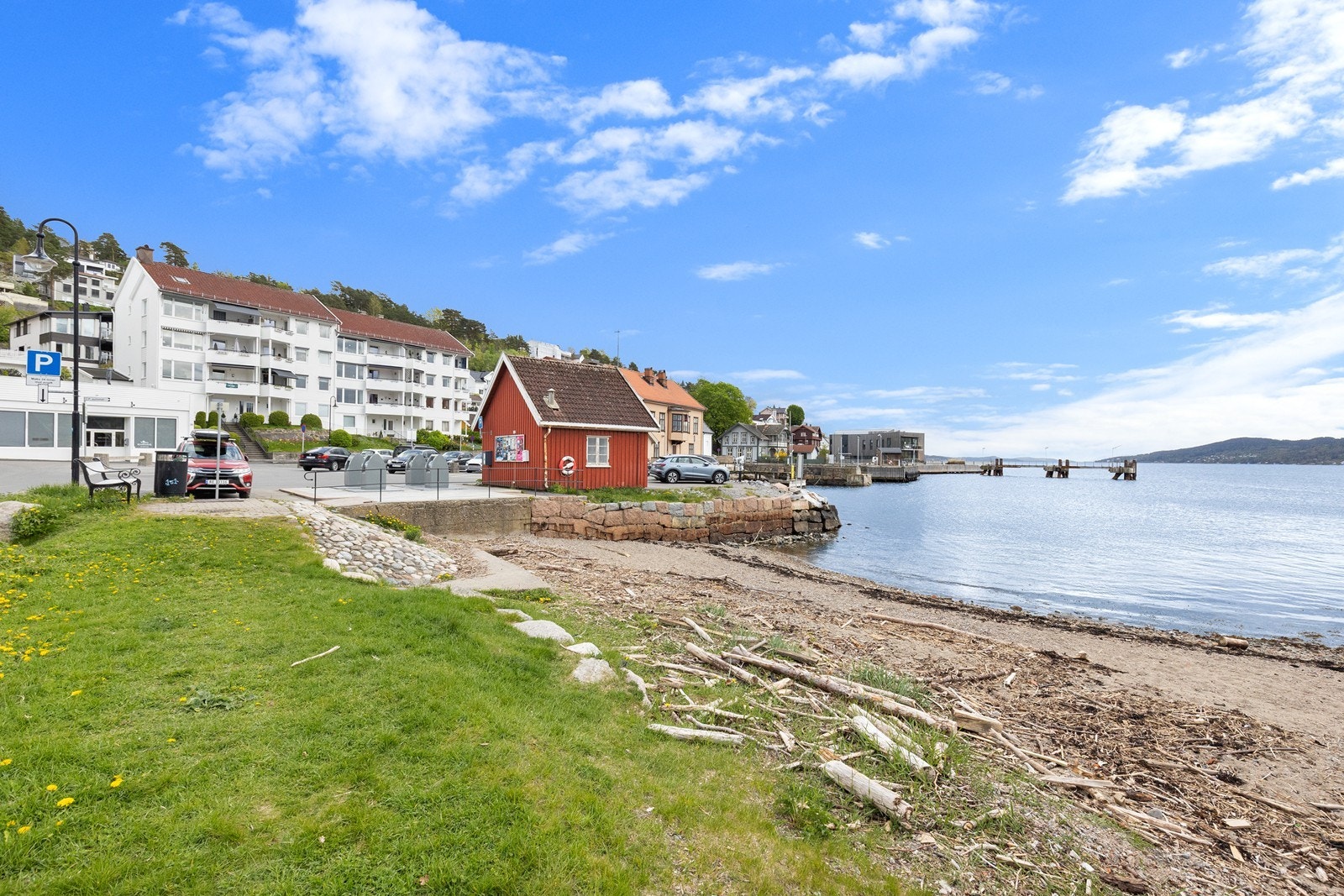 Hamborgstranda som nærmeste nabo. Galleribilde