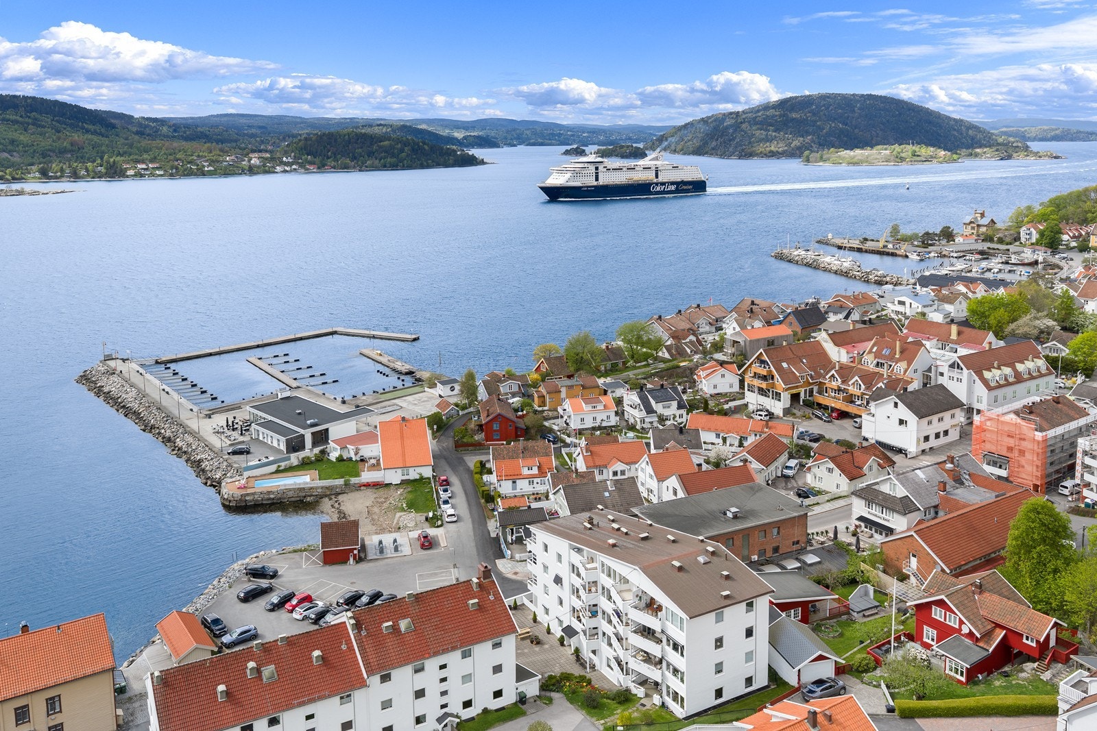 Dronebilde Galleribilde