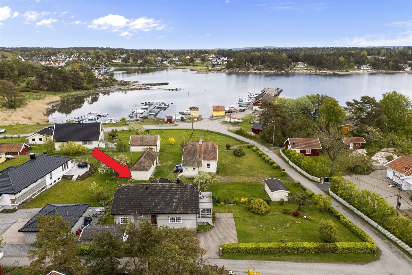 Oversikt over nabolaget. Galleribilde