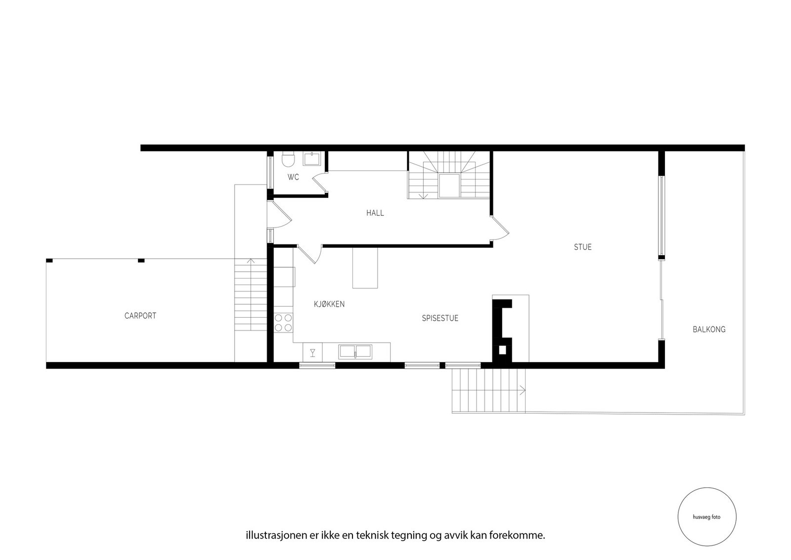 Plantegning hovedetasje Galleribilde