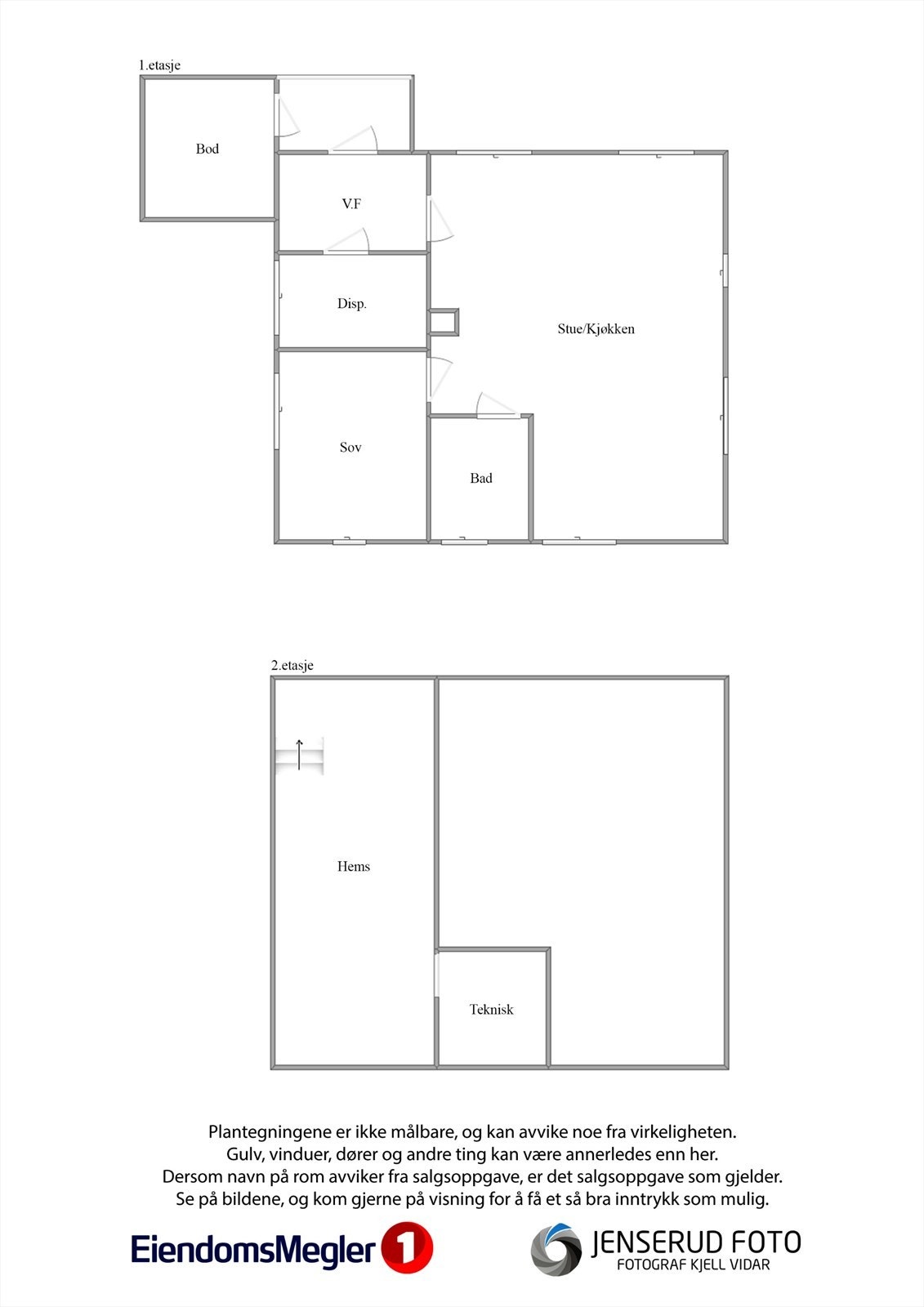 Plantegning Galleribilde