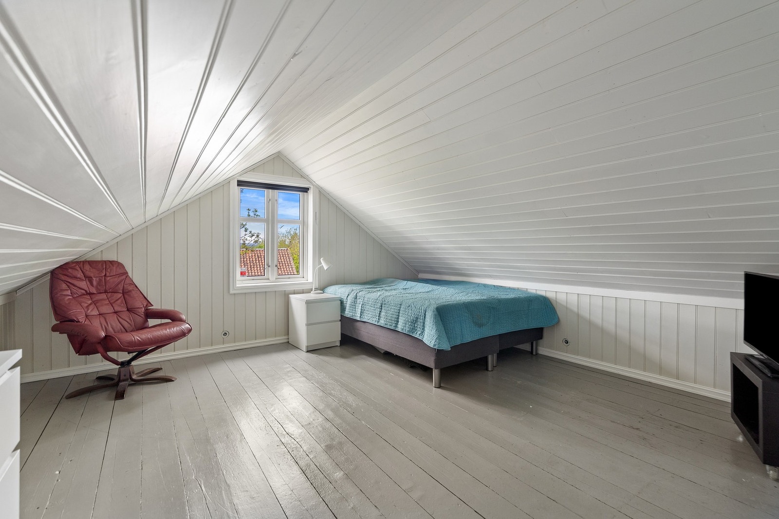 Innredet rom som i dag benyttes som soverom Galleribilde