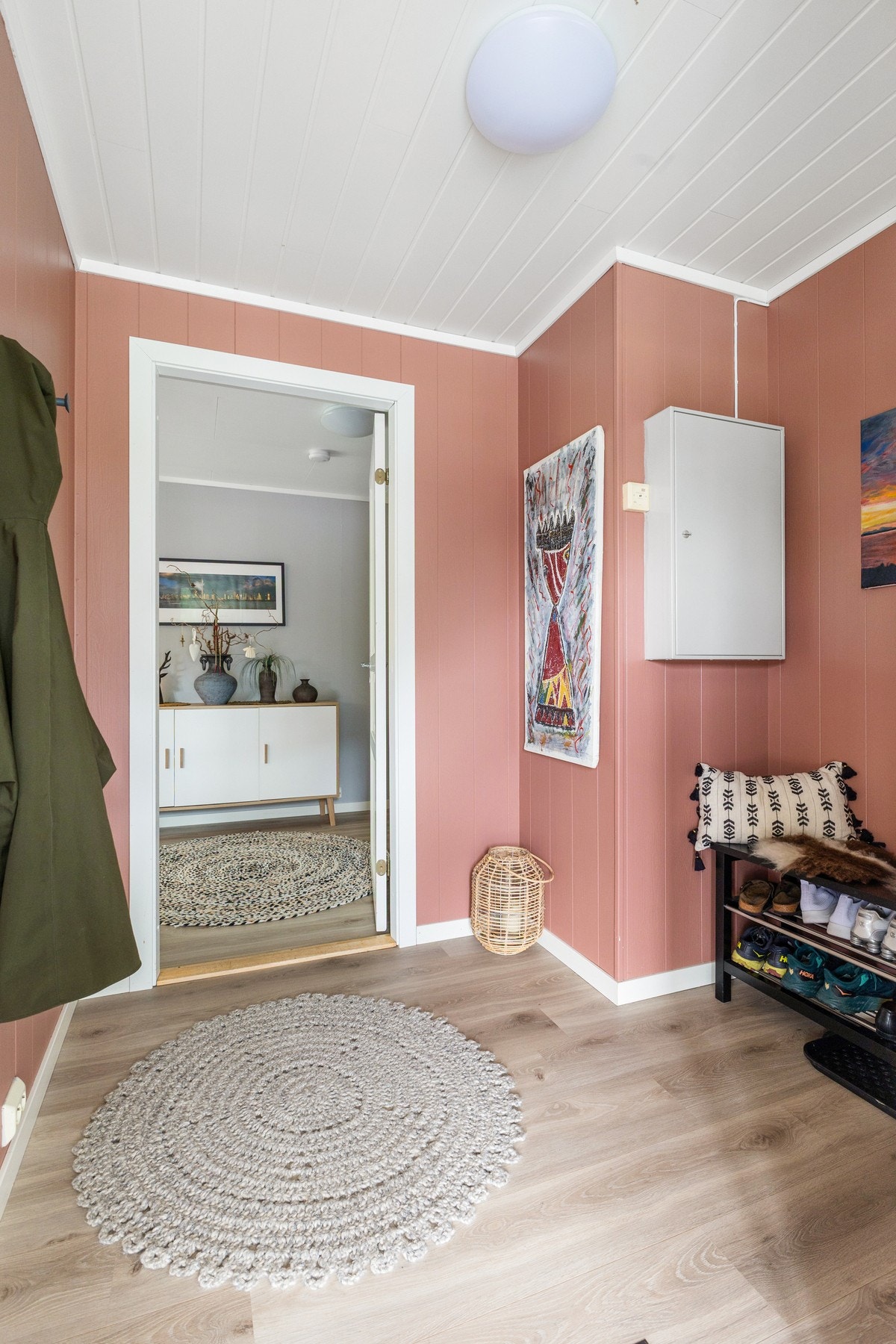 Lys og innbydende entré Galleribilde