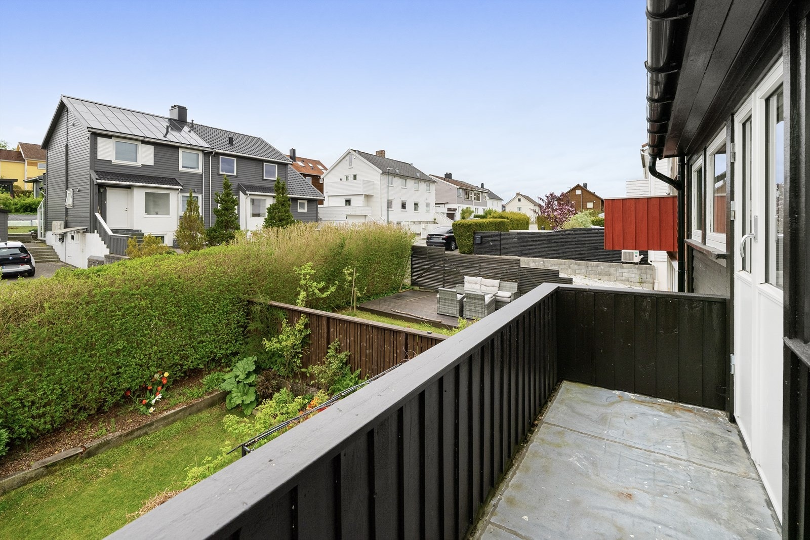 Vestvendt balkong Galleribilde