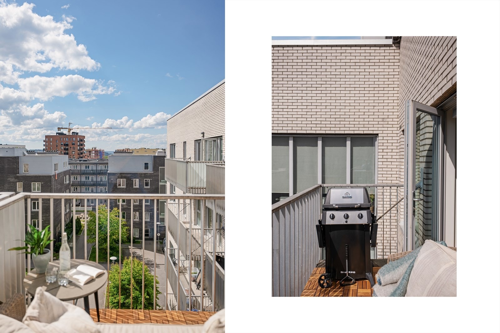 God plass til både utemøbler og grill. Galleribilde