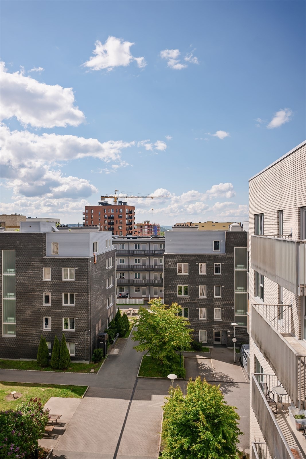 Fra leilighetens 5. etasje har du en flott utsikt. Galleribilde