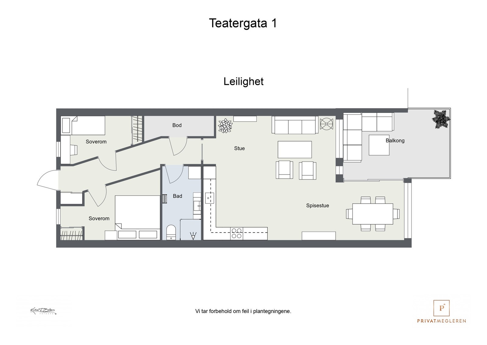 Plantegning Galleribilde