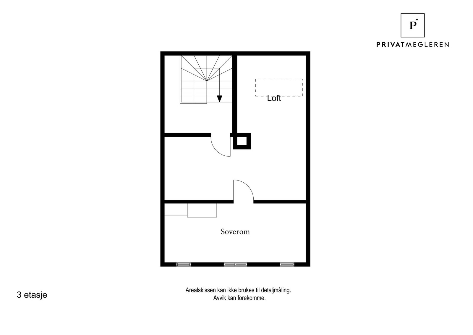 Plantegning loft Galleribilde