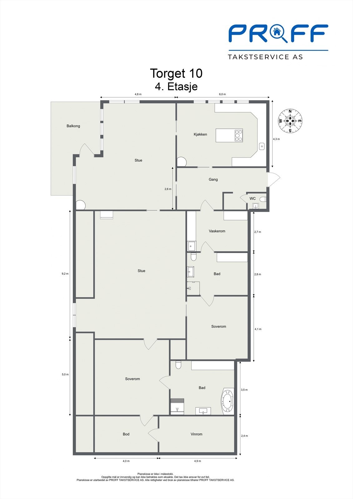 Plantegning Galleribilde