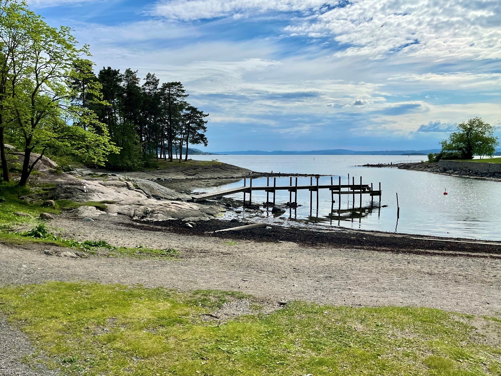 Flotte turområder langs sjøen helt inn til Skøyen. Galleribilde