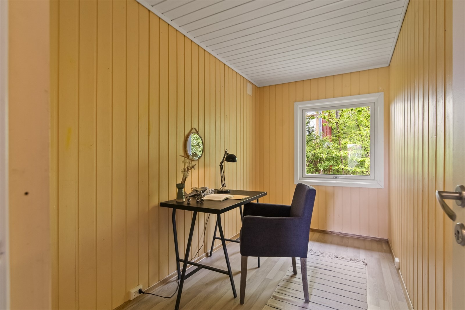 Det minste soverommet kan også tjene som hjemmekontor. Galleribilde