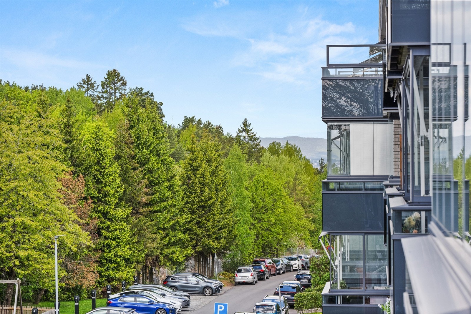 Utsyn fra balkongen. Galleribilde