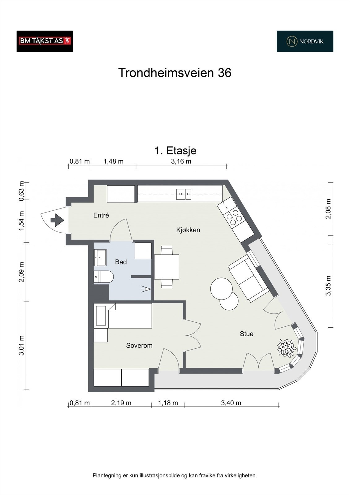 Plantegning. Galleribilde