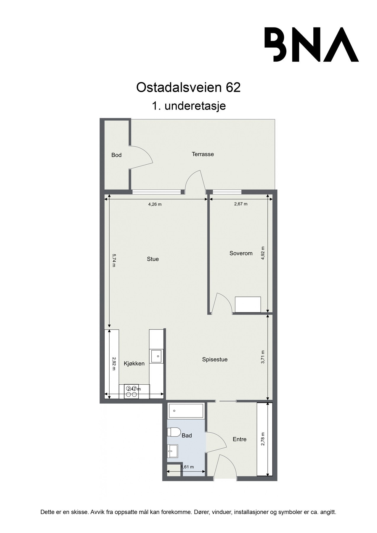 Plantegning Galleribilde
