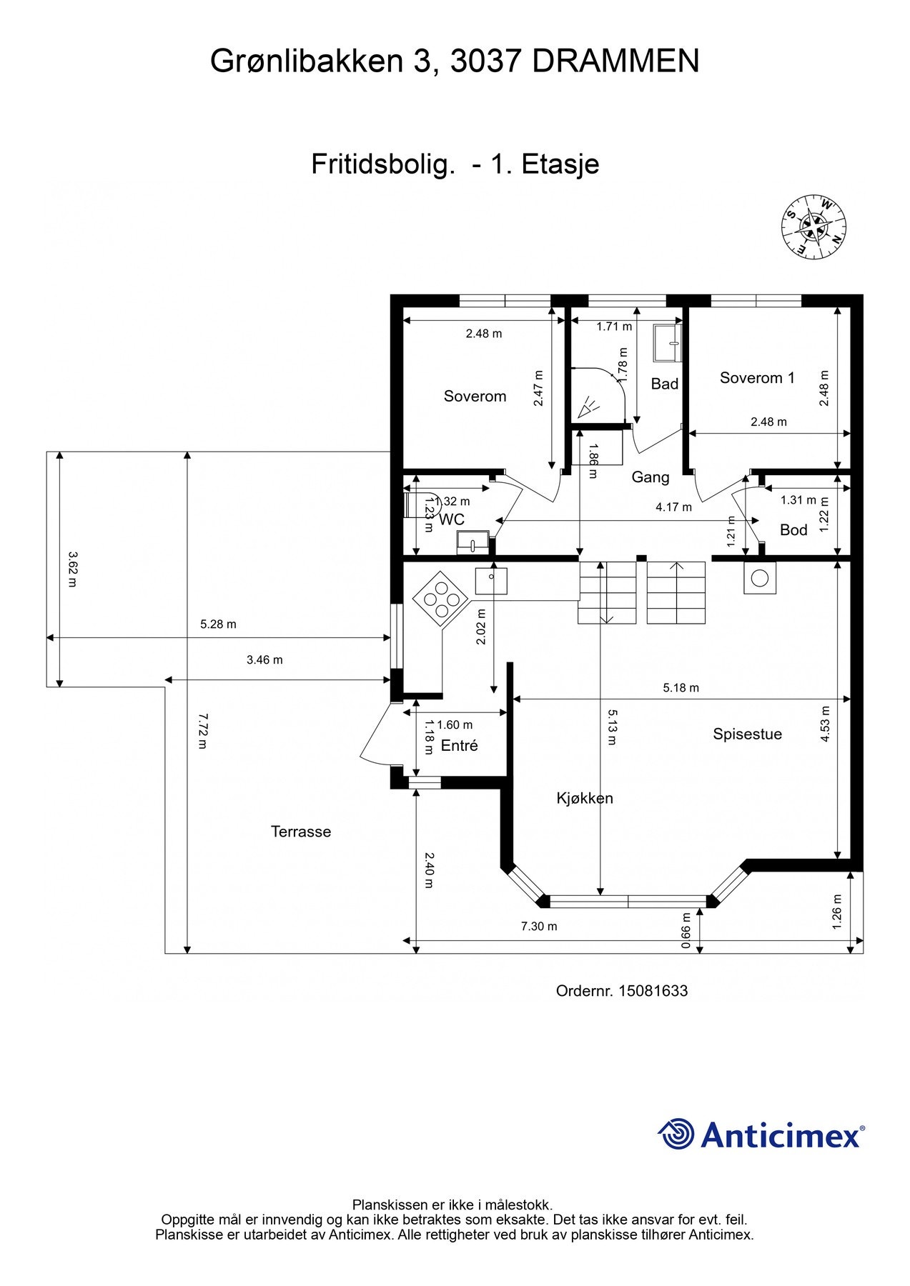 Plantegning Galleribilde