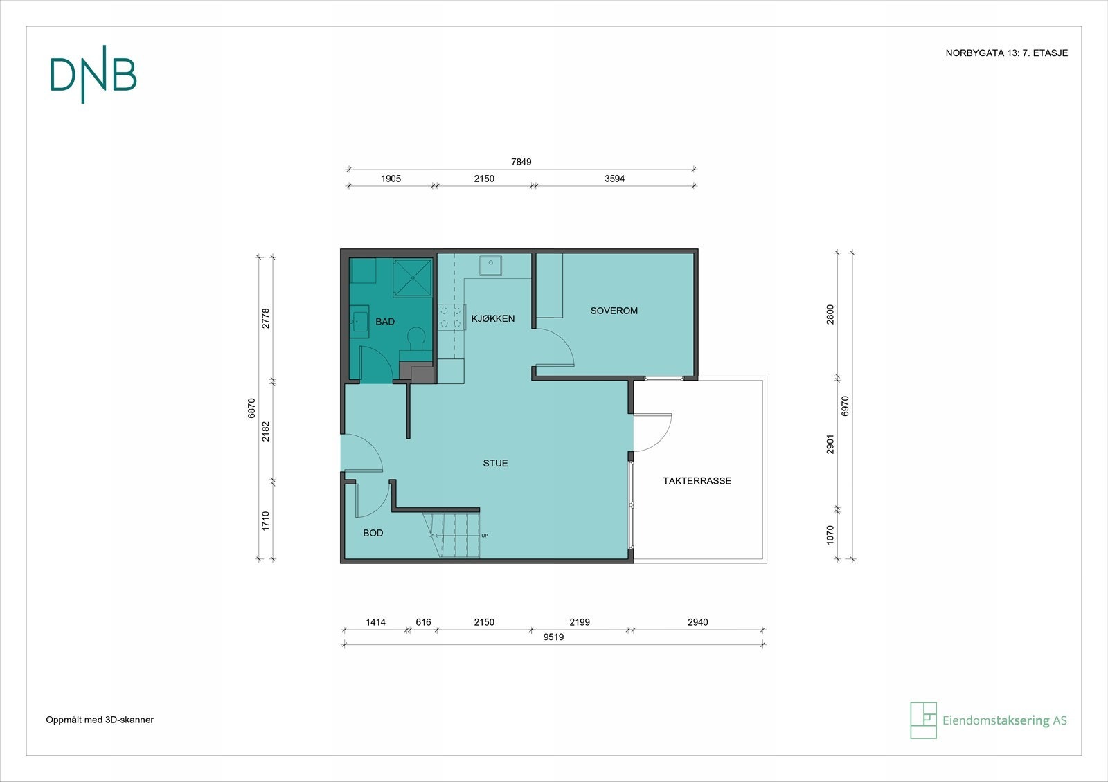 Planskisse - Plan I Galleribilde