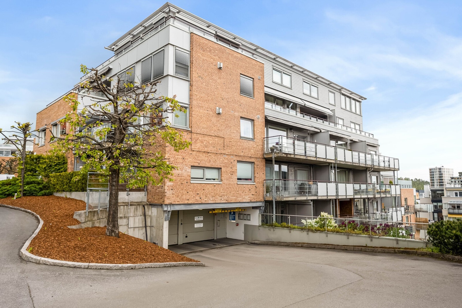 Moderne fasade. Galleribilde